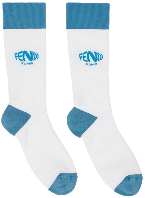 fendi blue socks|genuine Fendi socks.